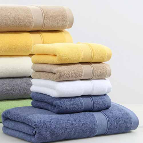 50x100cm small size cotton bath towel dobby border terry bath towel