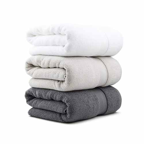 white 100% cotton 5 star hotel luxury bath towels set